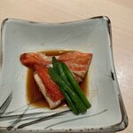 北澤倶楽部 - 季節物、金目鯛の煮付け