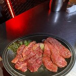 焼肉 肉どうし - 安定のハラミ　¥1400／特選ロース　¥1700