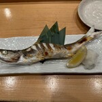 魚真 - カマス塩焼き