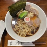 Raxamenasaken - 濃厚三年熟成醤油らぁ麺 1400円