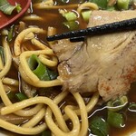 大阪高井田式中華そば 麺屋 7.5Ｈｚ 東成店 - チャーシューも私好みのちょい硬め。満足感あります。