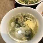 上海亭 - 卵ワカメスープ