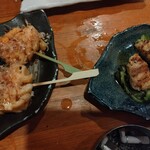 Binchou Kushiyawataru - たけのこ串焼きとピーマン肉詰め