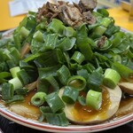 大阪高井田式中華そば 麺屋 7.5Ｈｚ 東成店 - チャーシュー麺(大)トッピング全部載せ