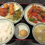 大阪王将 - 料理写真:酢豚定食(1080円)