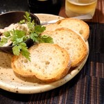 和風テッパンビストロ64 - お通しのポークリエット 202404