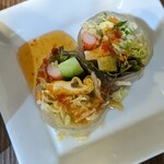 タイタイ タイ料理 - セットの春巻サラダ