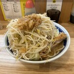 自家製麺223 - 小ブタ（やさい・あぶら）