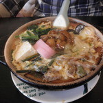 山愛 - 鍋焼きうどん850円(2014.02)