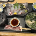 Arashi - 天然桜鯛　刺身定食　2,200円
