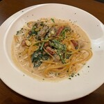 伊・食・旬 イガッタ - ★レディースランチ(1595円税込)★期間限定！牡蠣とベーコンのクリームパスタ（＋400円）