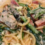 伊・食・旬 イガッタ - ★レディースランチ(1595円税込)★期間限定！牡蠣とベーコンのクリームパスタ（＋400円）