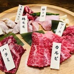 Yakiniku Sakaba Hachiya - 肉盛り3300円