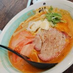 自家製麺 麺屋 利八 - 写真忘れましたが、巨大タバスコが提供されます