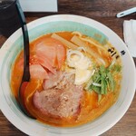 自家製麺 麺屋 利八 - 完熟トマトらぁめん(1150円)