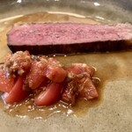 Fujiya 1935 - 8週間熟成させた但馬牛　紅い野菜