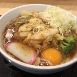 Komoro Soba - かき揚げ玉子そば(510円)