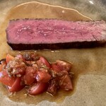 Fujiya 1935 - 8週間熟成させた但馬牛　紅い野菜