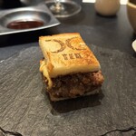 西麻布 焼肉 X - 但馬玄ばーぐサンド