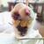 ムジカホールカフェ - 料理写真:自家製桜餡と白玉の桜パフェ(￥1200)。ごちゃごちゃしてないのが長所ですよねー！