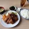 海舟 - 料理写真:豚肉竜田揚げ定食　ご飯大盛