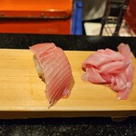 牡蠣とワインPREMIUM すしまる - 神戸ランチのスタートは鮪から