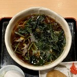 蕎麦きり 京橋 山茂登 - 山菜そば ¥980