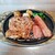ステーキのどん - 料理写真:日替わりバリュー（土）　チキングリル＆厚切りベーコン　935円