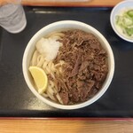 本格さぬきうどん　穂乃香 - 肉ぶっかけ温770円(1玉320g)