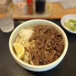 Honkaku Sanuki Udon Honoka - 肉ぶっかけ温770円(1玉320g)