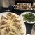 海坊主 - 料理写真:カツサンドに枝豆、ちまき等