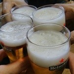 先ずはBeerで乾杯！だね～