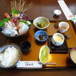 池田屋 - 刺身定食です。
