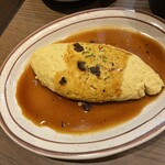 炭火とワイン 巴里食堂 - トリュフチーズオムレツ…チーズの勝ち