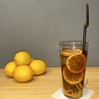 自家製黒糖レモンスカッシュ