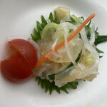 中国料理 「望海楼」 - クラゲと大根の葱和え