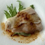 中国料理 「望海楼」 - 蒸し鶏の冷製四川ソース