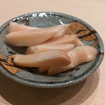 Sushiya Nobu - 「新生姜のガリ」