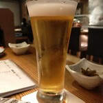 鶏繁 - 生ビール