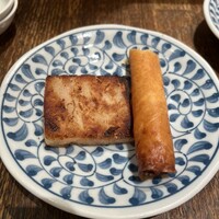 青菜 丸の内ブリックスクエア店 - 海鮮春巻き、大根もち