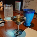 オックステール - まずはお口ゆすぎにお茶少し