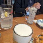 Nikudofu to Lemon Sour Taishu Shokudo Yasubee Asti Mishima Sausu Ten - 最初はおとなしく…。