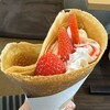 ヨシカワクレープ - いちごホイップ（550円）