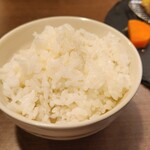 とんかつ そら - ご飯の粒が大きくてウマウマ