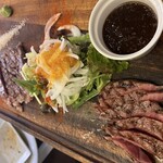 近江牛ステーキとがぶ飲みワイン ニクバルモダンミール - 