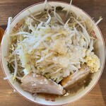 麺屋 小十郎 - 『ラーメン並盛ニンニクヤサイマシ』