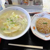 萬瀬食堂 - 料理写真:タンメン、ソース炒飯