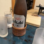 とんかつ ゆたか - ビールの水滴防止します