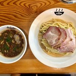 自家製麺 公園前 - 醤油つけ麺チャーシュー増し