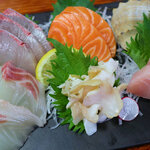 魚屋の寿司　東信 - 本日のお刺身5点盛り1680円